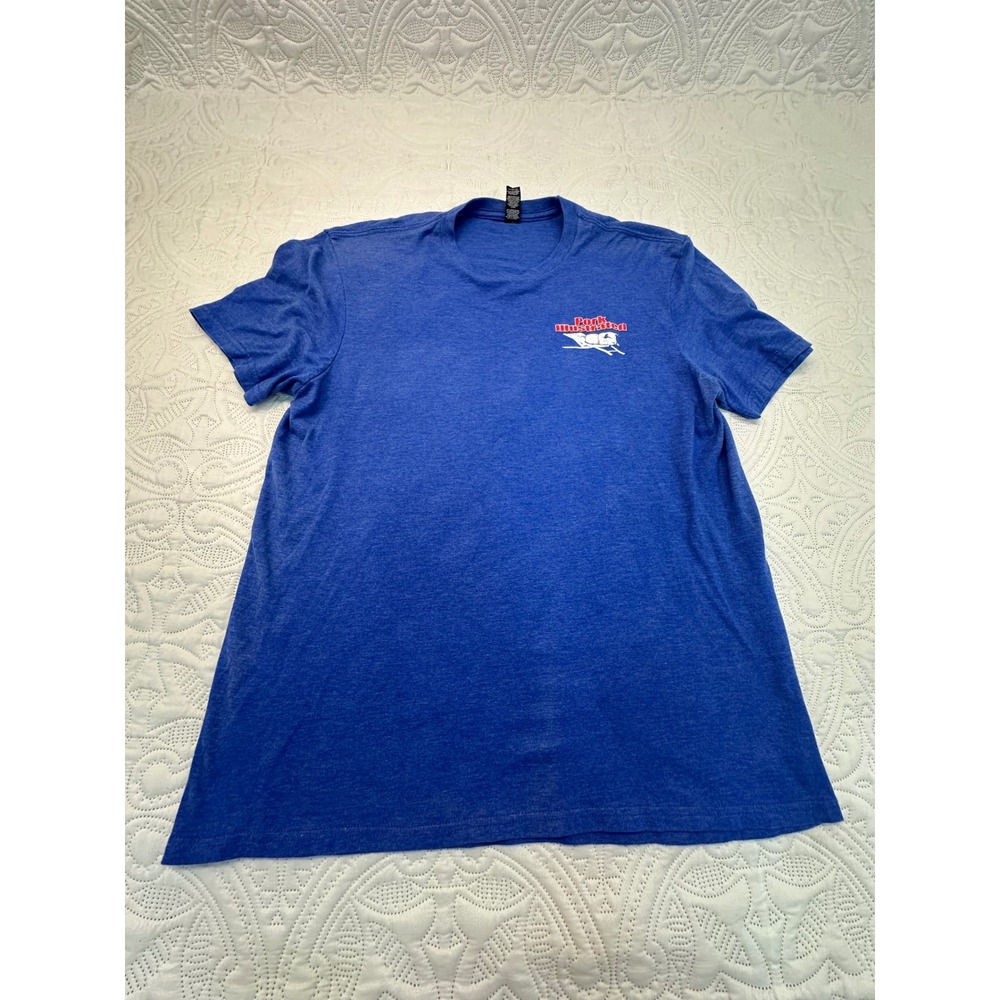 District Pork Illustrated Memphis In May 2021 Swinesuit Edition Blue T-Shirt L